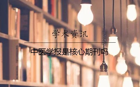 中医学报是核心期刊吗